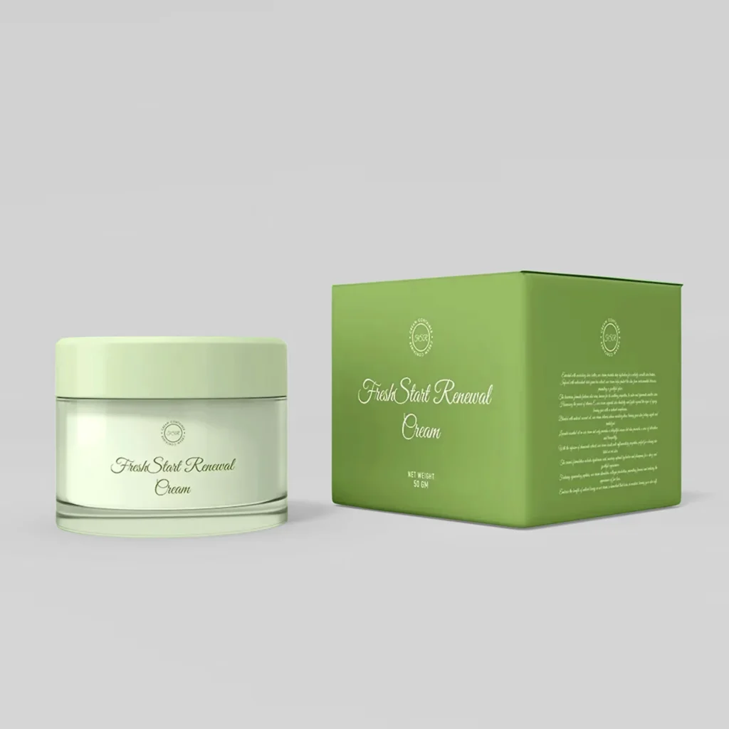 Custom Cream Packaging Boxes