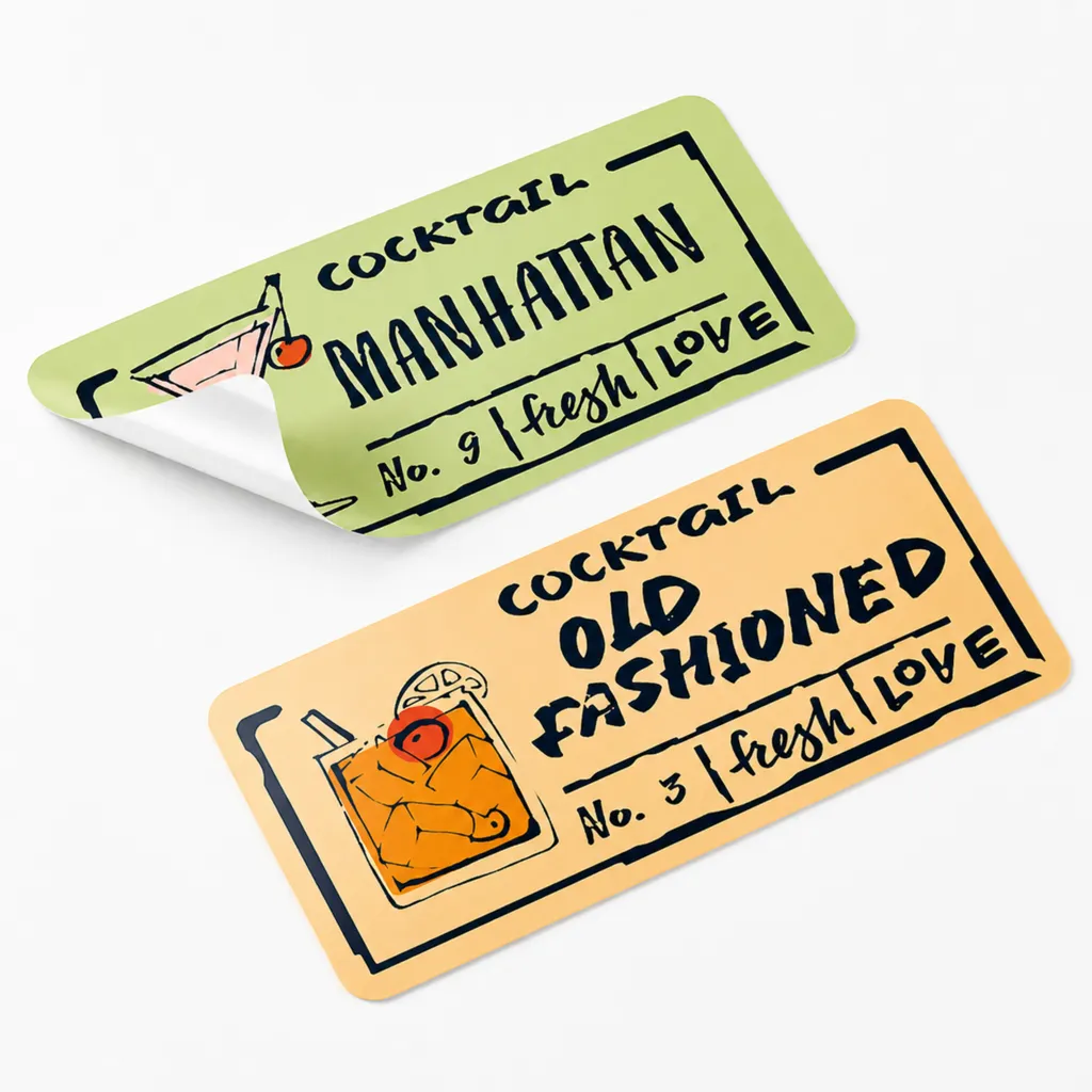 Custom Rectangular Labels Wholesale