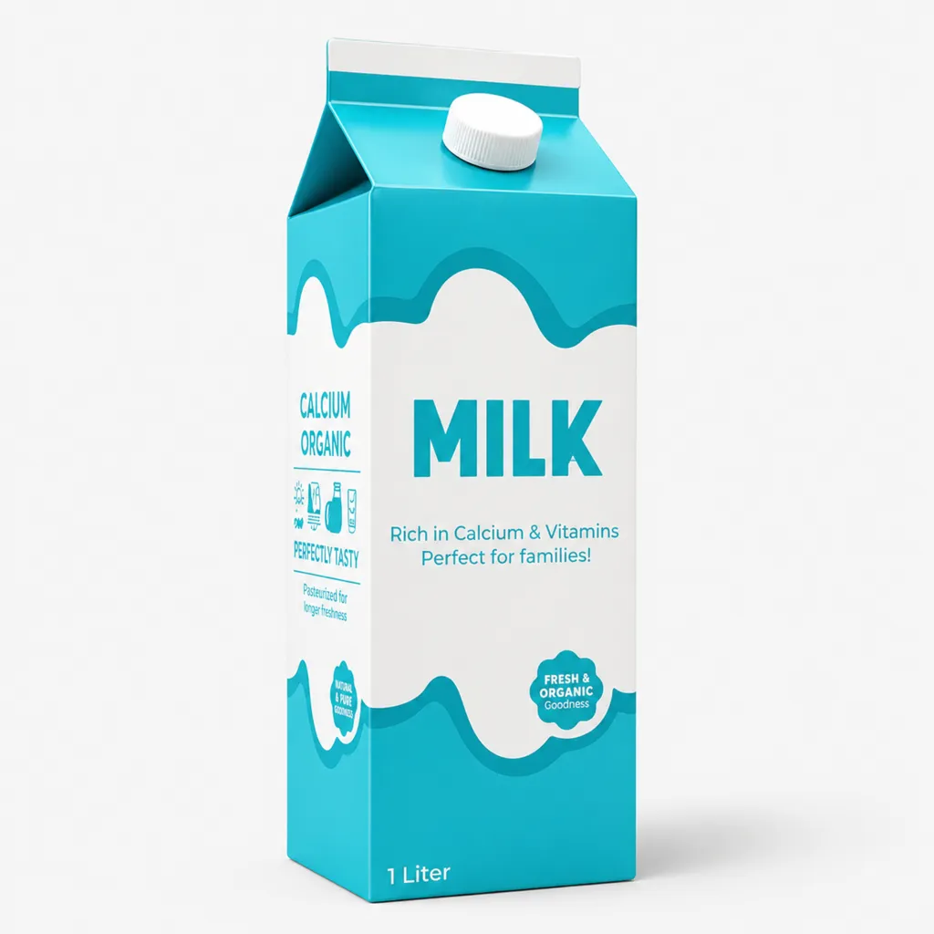 Personalized Printed Milk Cartons
