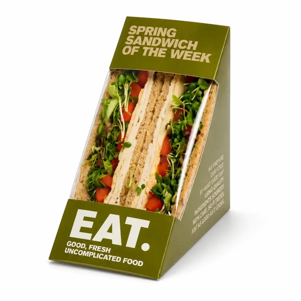 Sandwich Packaging With Logo