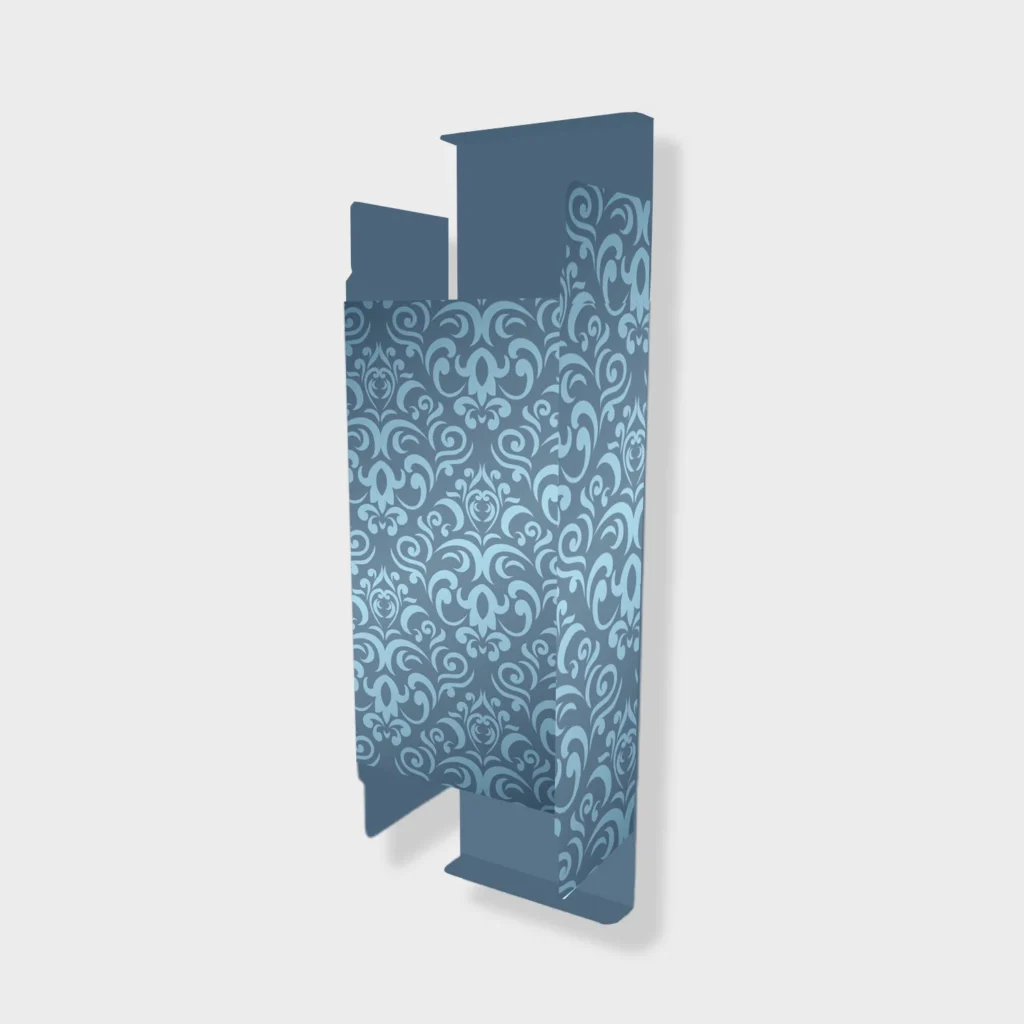 Straight tuck end box