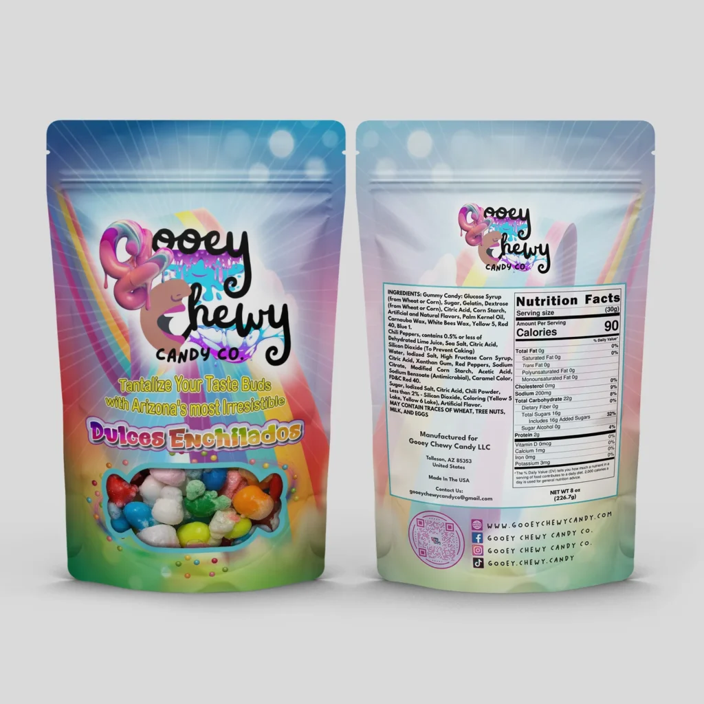 WIndow Mylar Packaging Bags