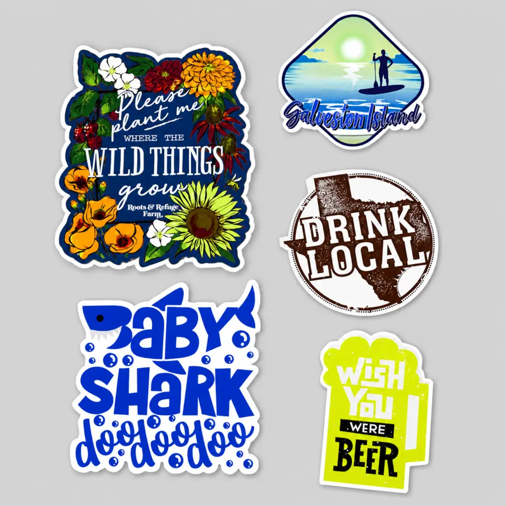 Die Cut Stickers Wholesale