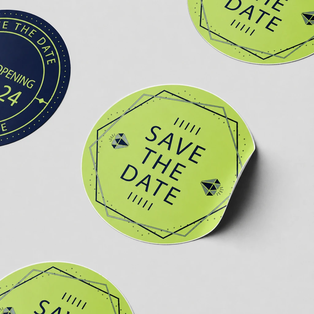 Paper Stickers With Logos