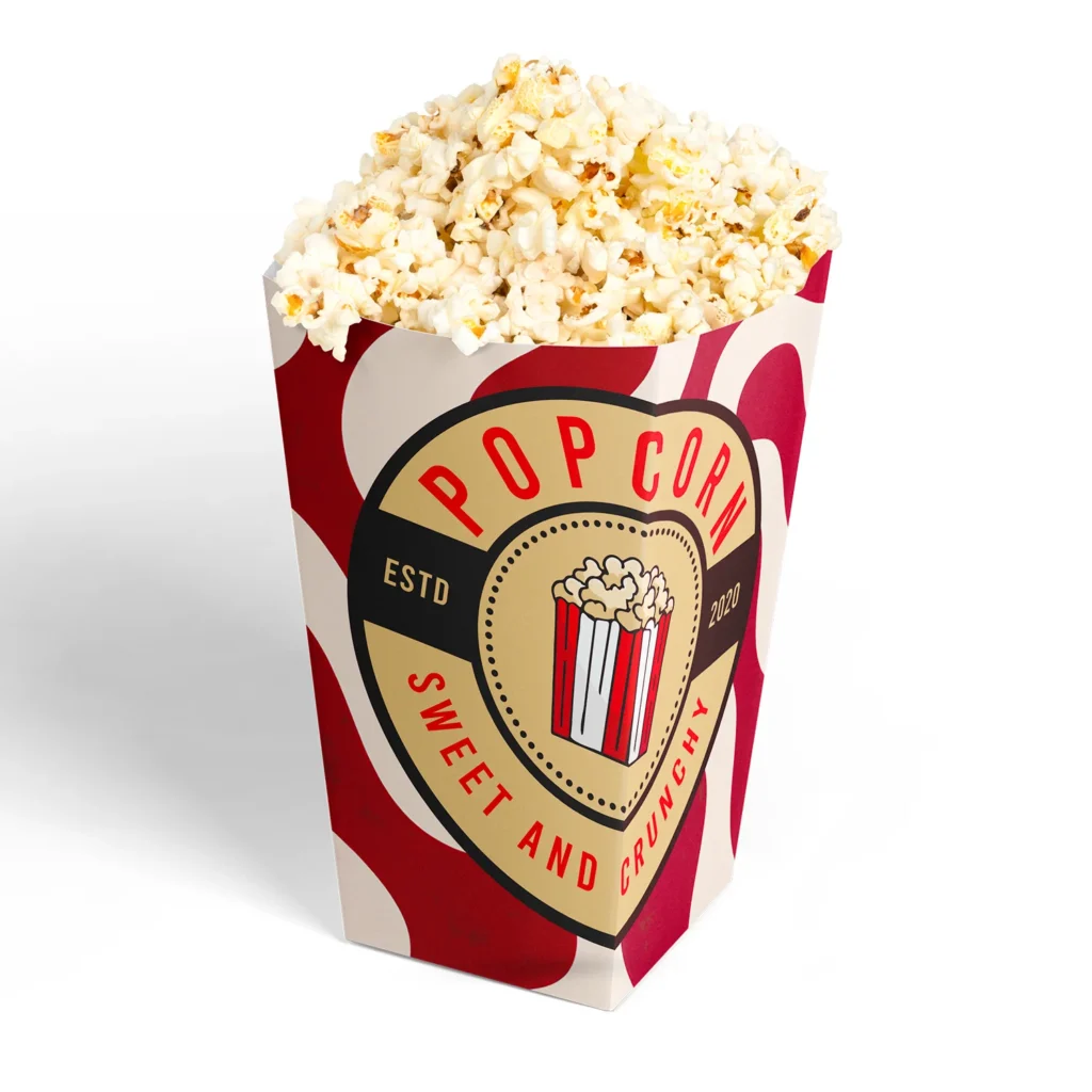Custom Paper Popcorn Boxes