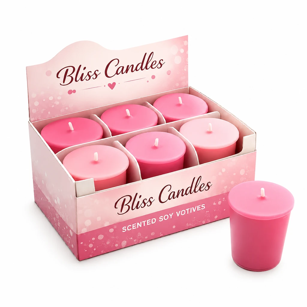 Printed Candle Display Packaging