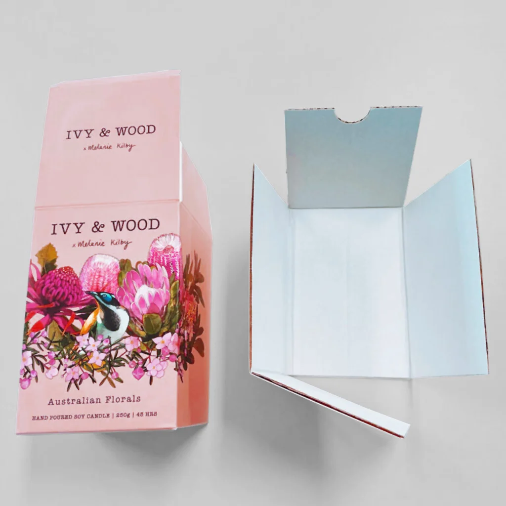 Printed Candle Shipping Boxes Wholesale